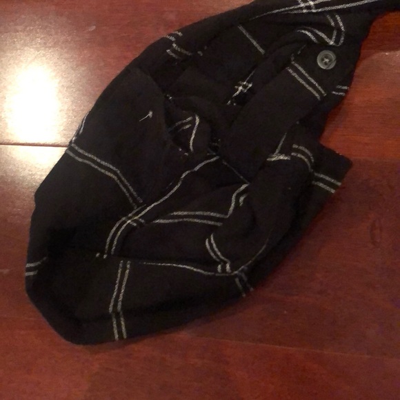 Nine West top partial button down plaid shirt - Picture 4 of 5